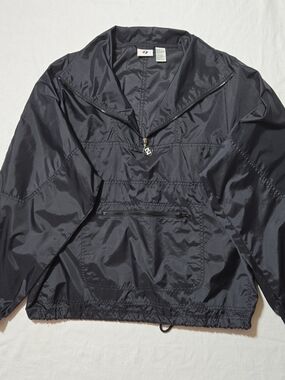 Vintage Z Supply Black Half-Zip Windbreaker Pullover